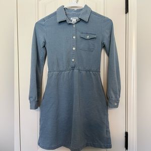 Girls stretch denim dress